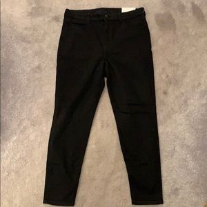 Curvy hi rise jegging black